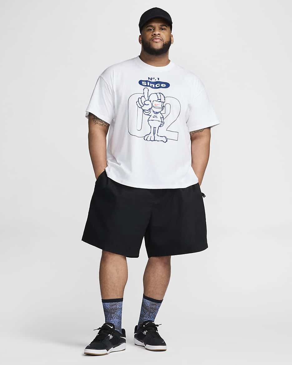 Nike sb white t shirt best sale